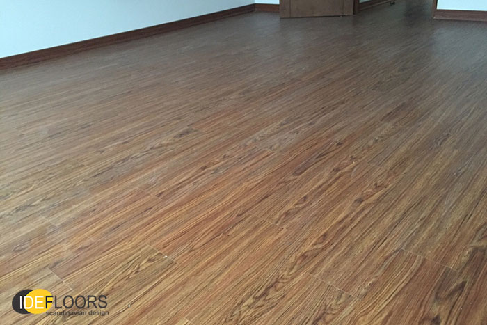D&P hoàn thiện Sàn nhựa vinyl Thụy Điển HP806 tại Biệt thự liền kề Trung Văn