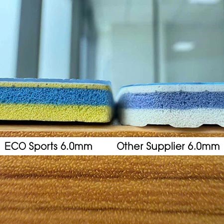 LỚP PHỦ BỀ MẶT ĐẶC BIỆT CỦA SÀN THỂ THAO ECOSPORTS