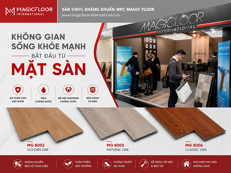 Sàn vinyl Magic Floor chính hãng Đức san-vinyl-wpc-magic-floor