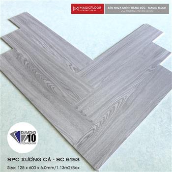SPC Vinyl xương cá SC6153 - 6.0mm