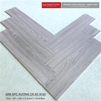 SPC Vinyl xương cá SC6153 - 6.0mm