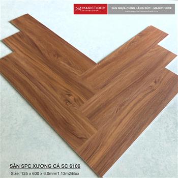 SPC Vinyl xương cá SC6106 - 6.0mm
