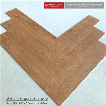SPC Vinyl xương cá SC6102 - 6.0mm