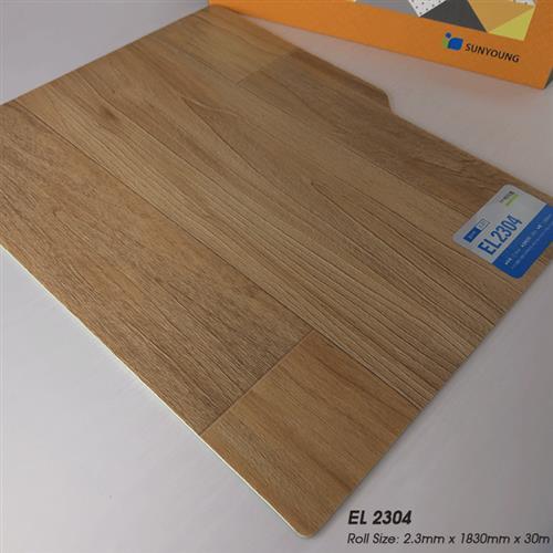 Sàn nhựa cuộn SunYoung EL2304 Hickory Natural - 2.3mm