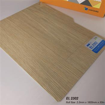 Sàn nhựa cuộn SunYoung EL2302 Rustic Mocha - 2.3mm