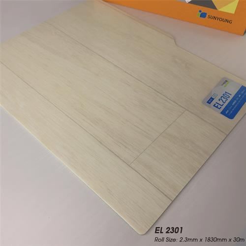 Sàn nhựa cuộn SunYoung EL2301 White - 2.3mm