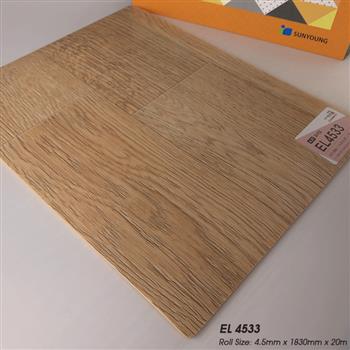 Sàn nhựa cuộn SunYoung EL4533 Brownie - 4.5mm