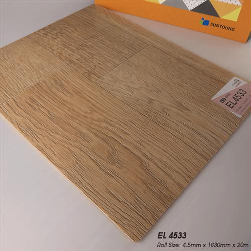 Sàn nhựa cuộn SunYoung EL4533 Brownie - 4.5mm