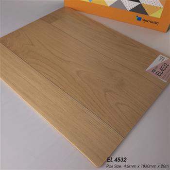 Sàn nhựa cuộn SunYoung EL4532 Honey Oak - 4.5mm