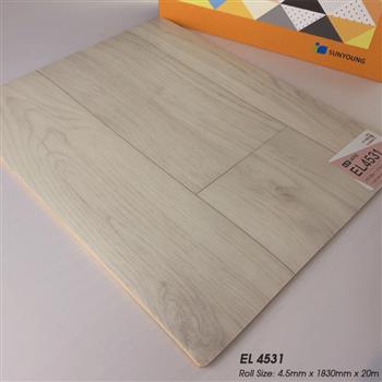 Sàn nhựa cuộn SunYoung EL4531 White Rose - 4.5mm