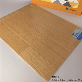 Sàn nhựa cuộn SunYoung MSP51 Chapel Oak - 2.0mm