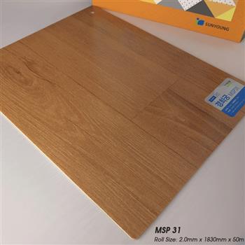 Sàn nhựa cuộn SunYoung MSP31 Golden Oak - 2.0mm