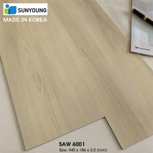 Sàn nhựa vân gỗ SunYoung SAW6001