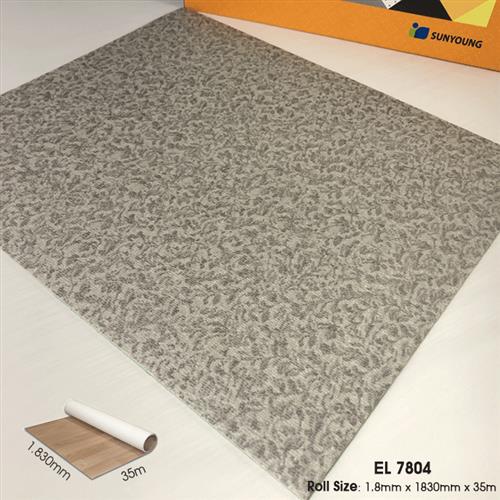 Sàn nhựa cuộn SunYoung EL7804 Marble Grey - 1.8mm