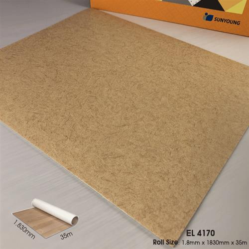 Sàn nhựa cuộn SunYoung EL4170 Sand Yellow - 1.8mm