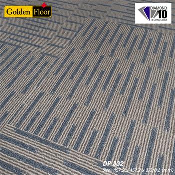Sàn nhựa Golden Floor vân thảm DP332