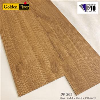 Sàn nhựa Golden Floor vân gỗ DP203